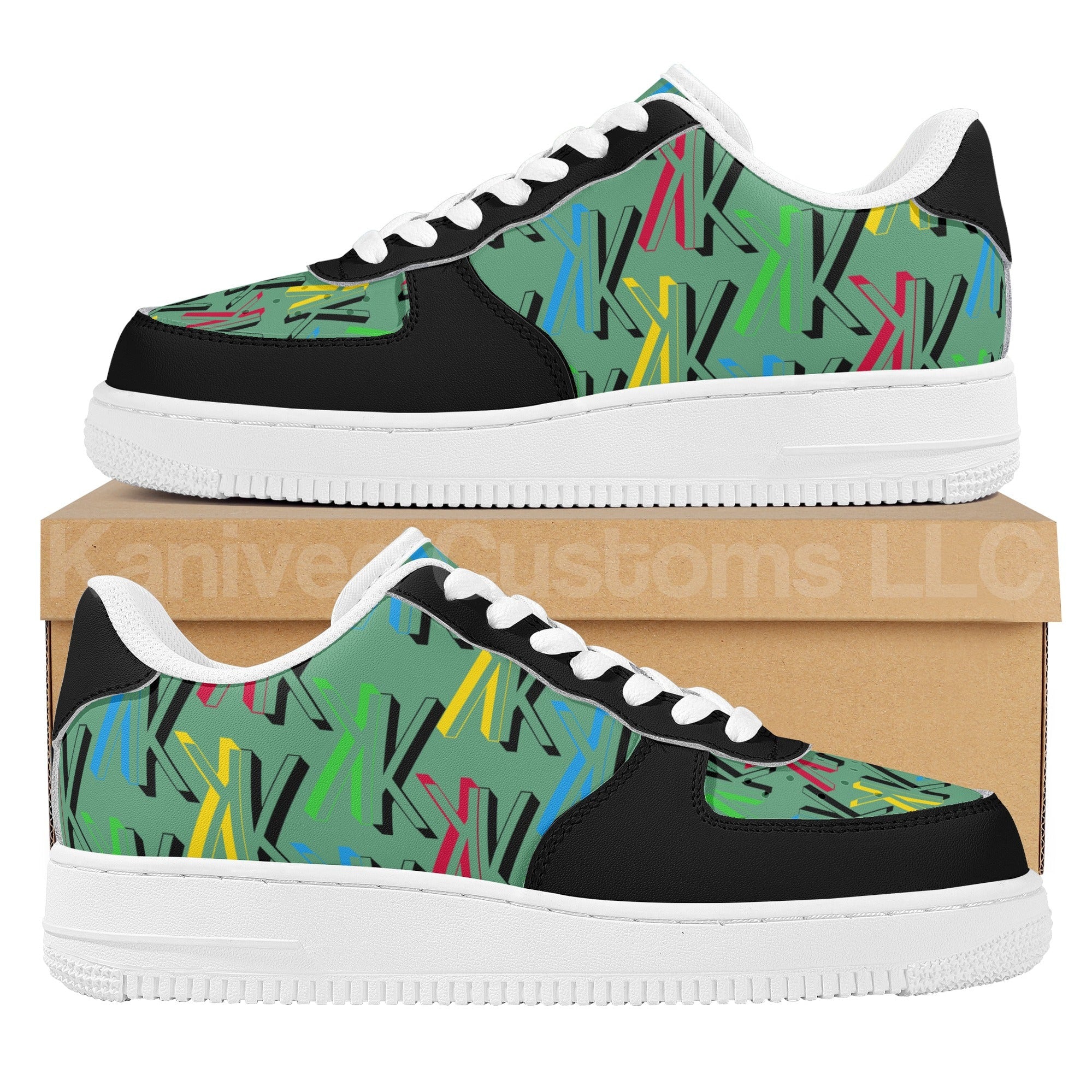 Kanivee Logo Low Top Leathers - Kanivee Customs