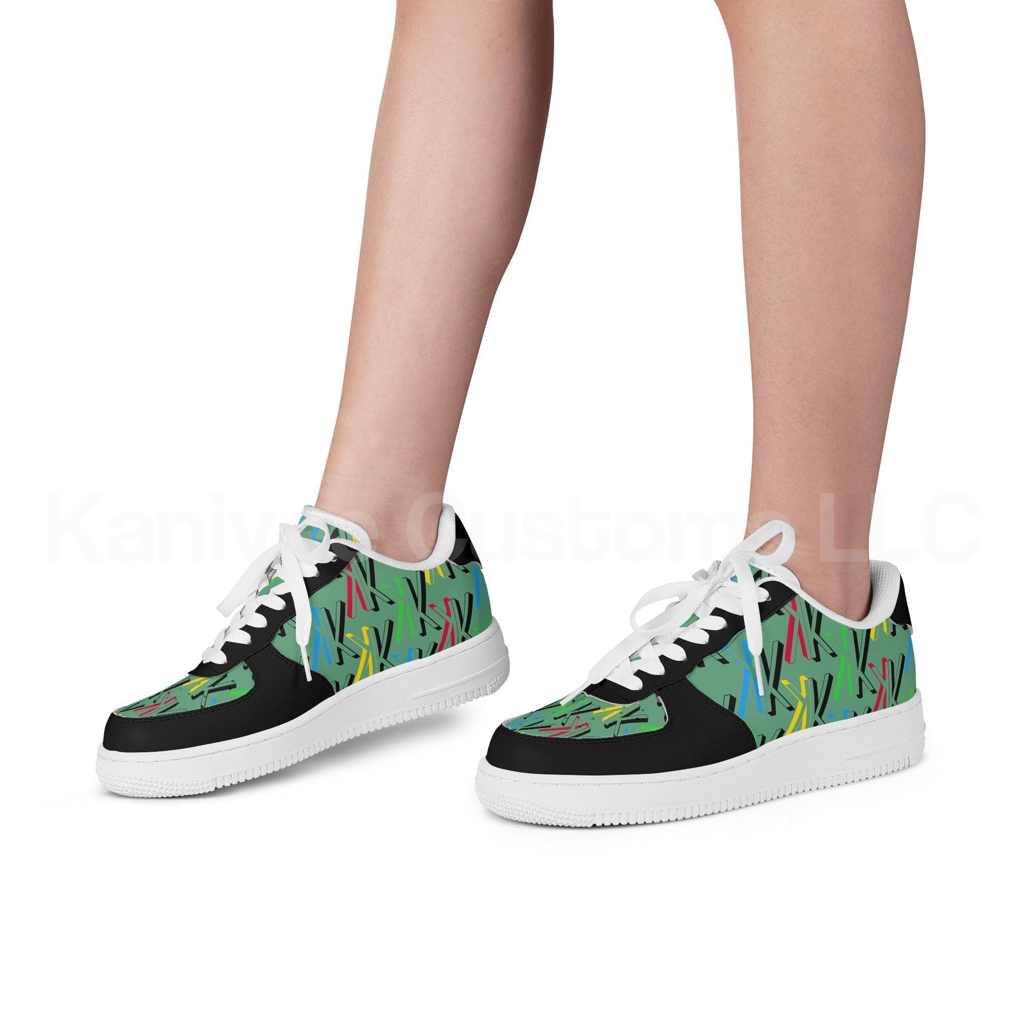 Kanivee Logo Low Top Leathers - Kanivee Customs