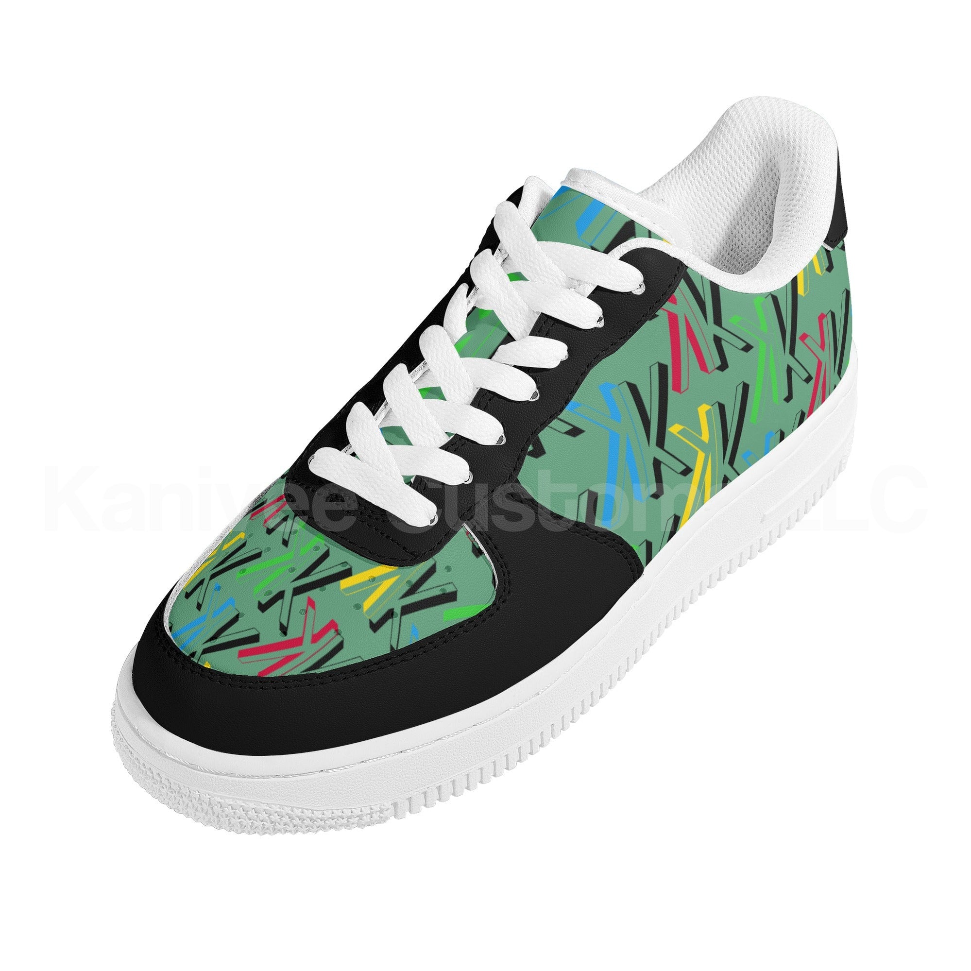Kanivee Logo Low Top Leathers - Kanivee Customs