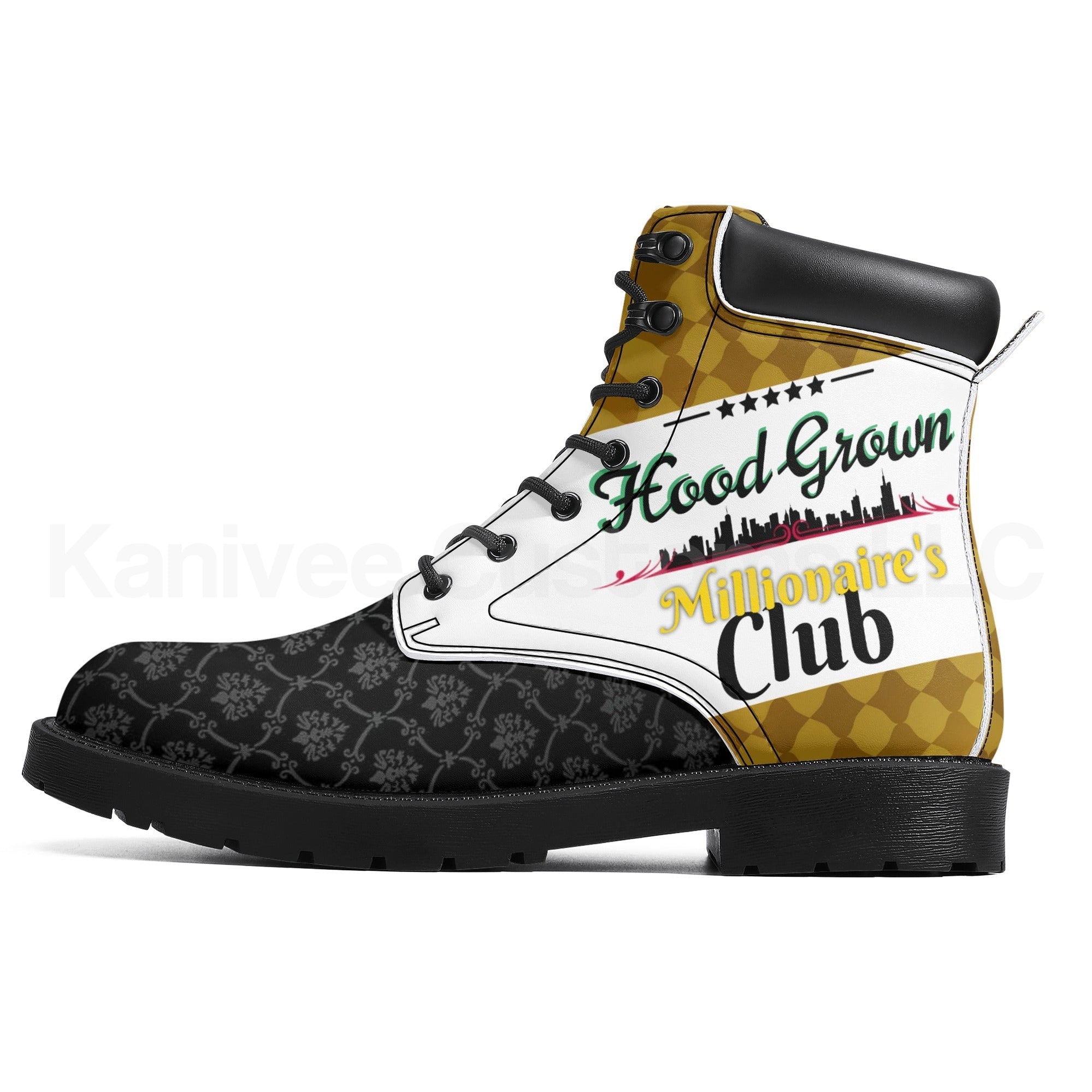 100.grams HoodGrown Leather Boots (Lv.1)