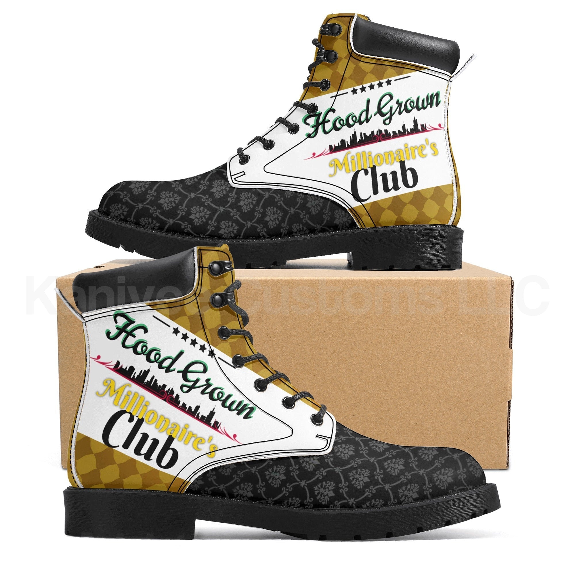 100.grams HoodGrown Leather Boots (Lv.1)