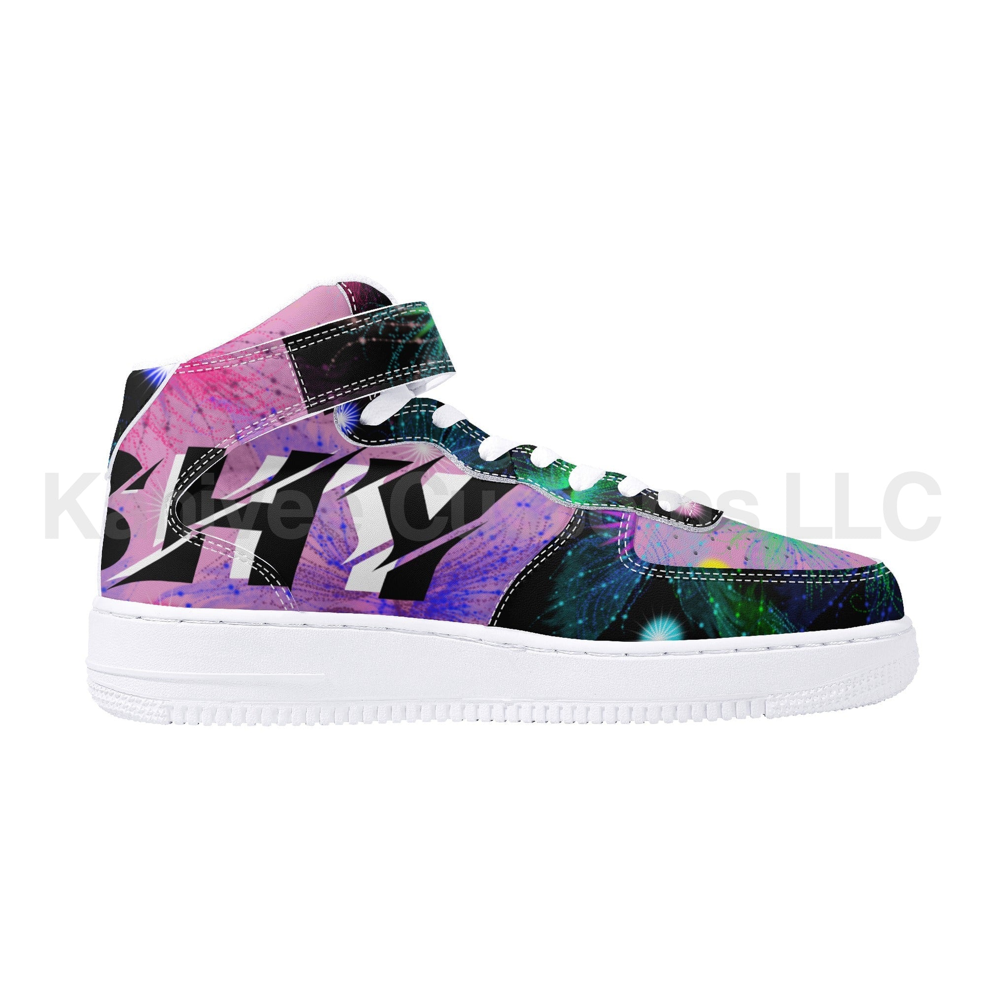 GushyFruit Painted HighTop Leathers - Kanivee Customs