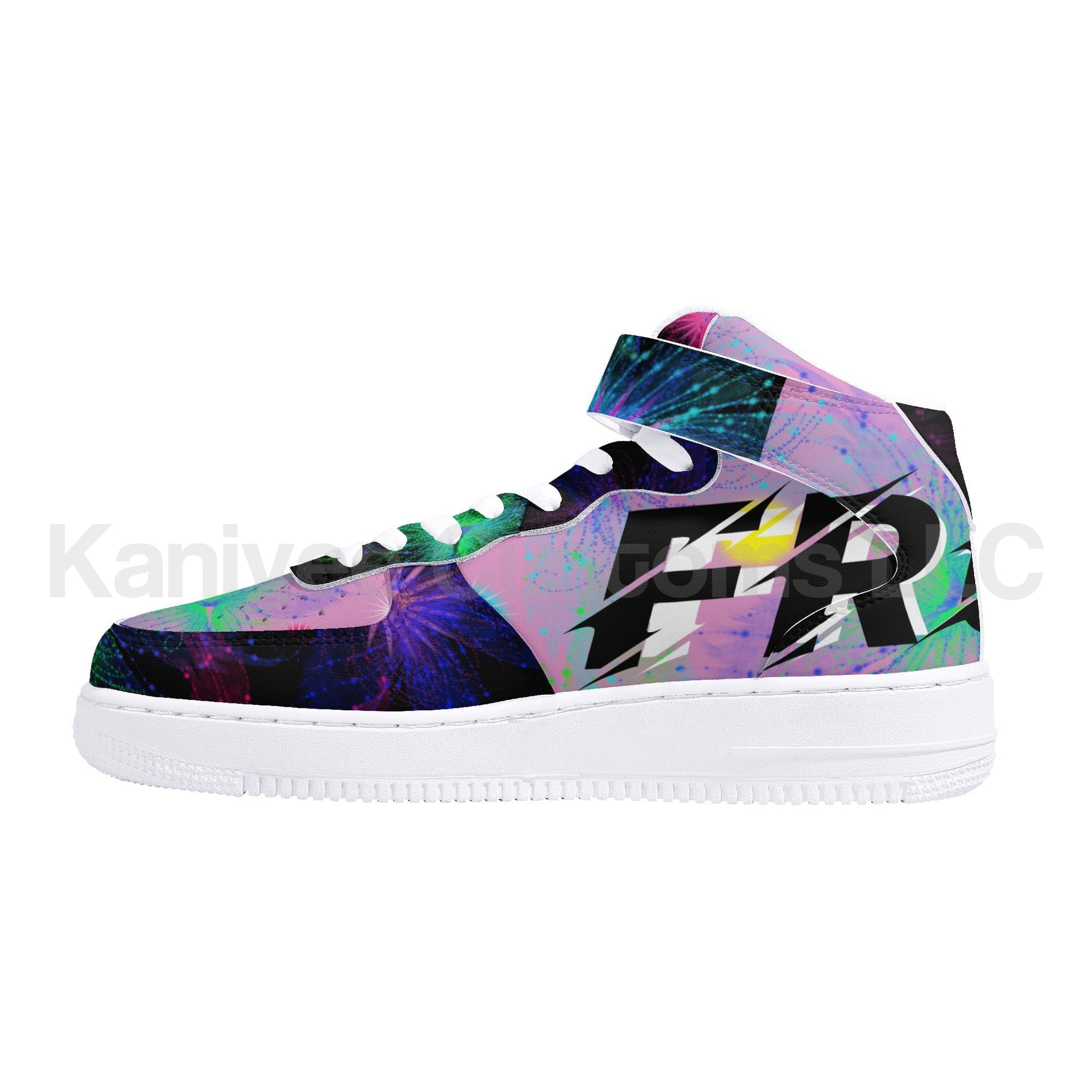 GushyFruit Painted HighTop Leathers - Kanivee Customs