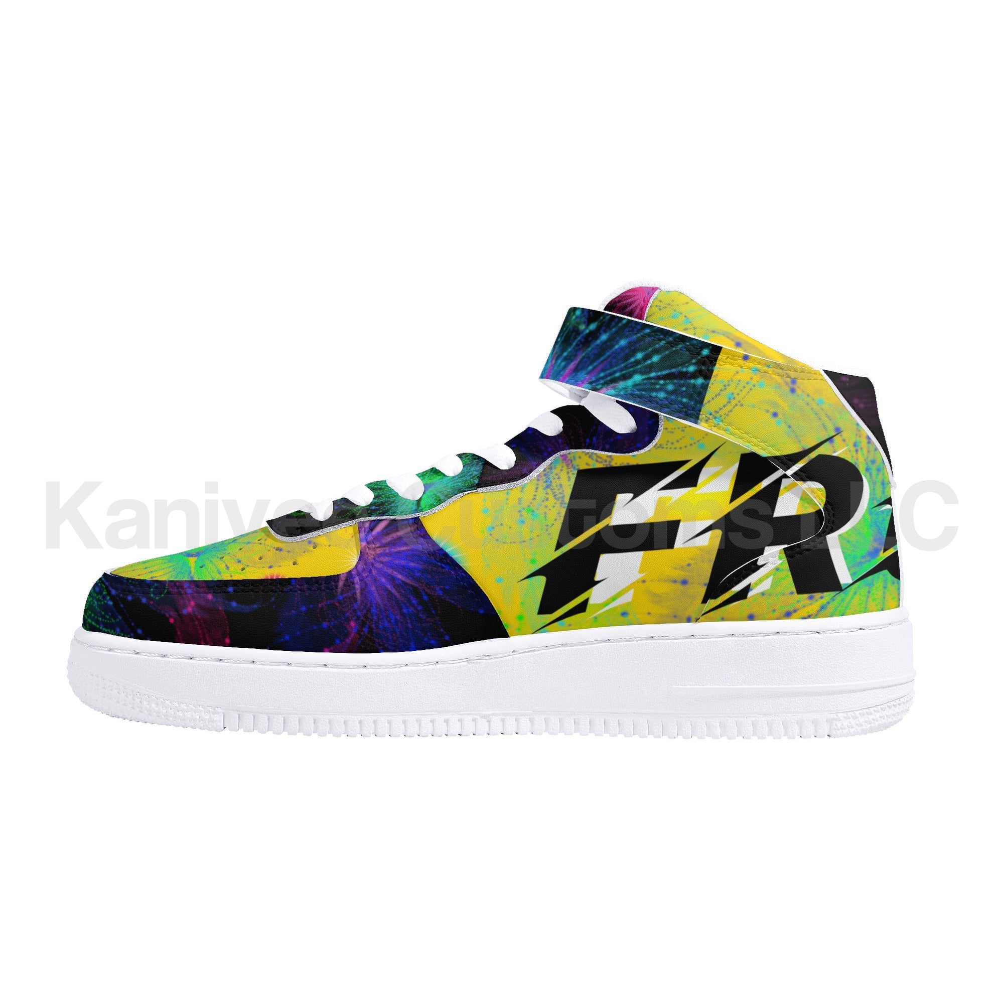 GushyFruit Painted HighTop Leathers - Kanivee Customs