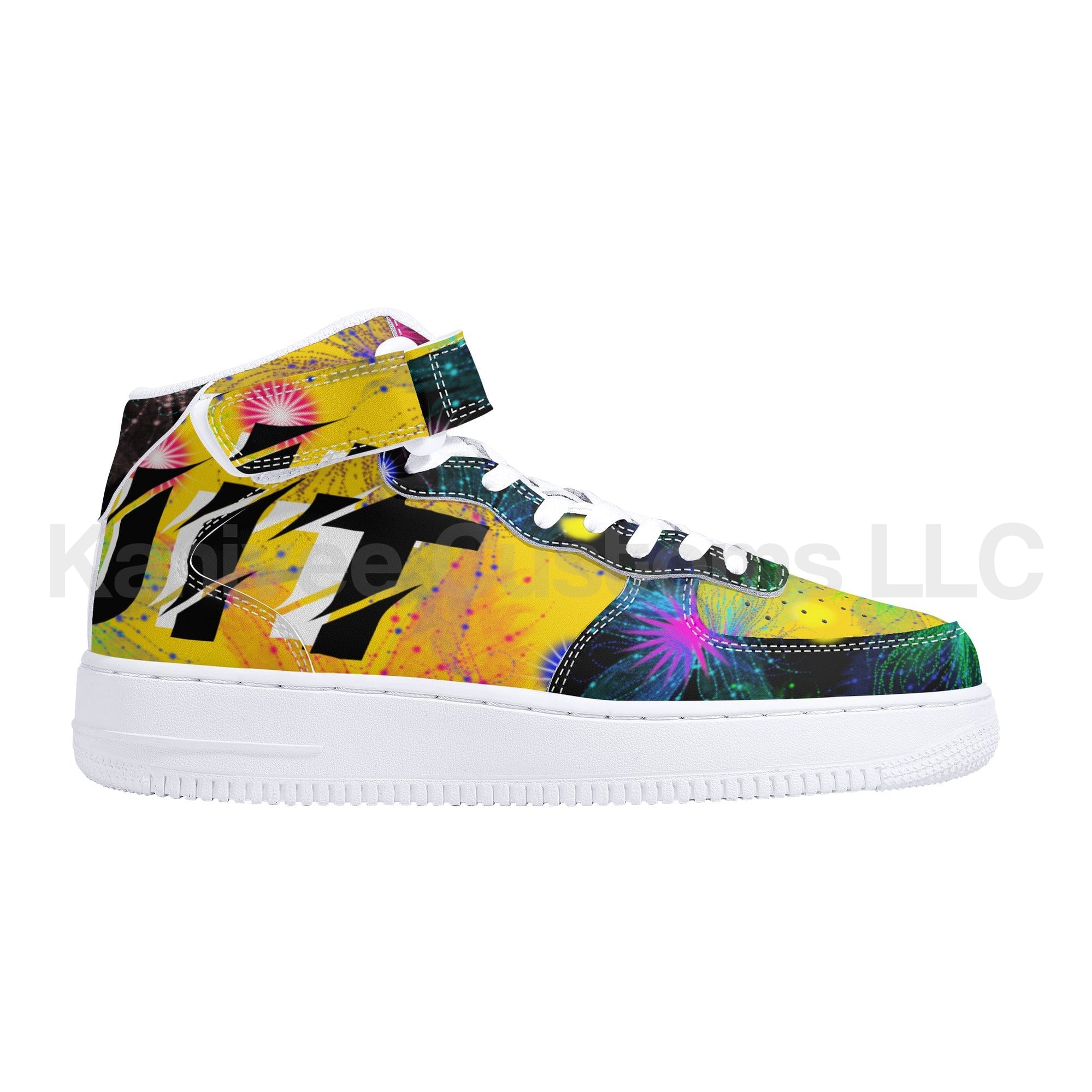GushyFruit Painted HighTop Leathers - Kanivee Customs