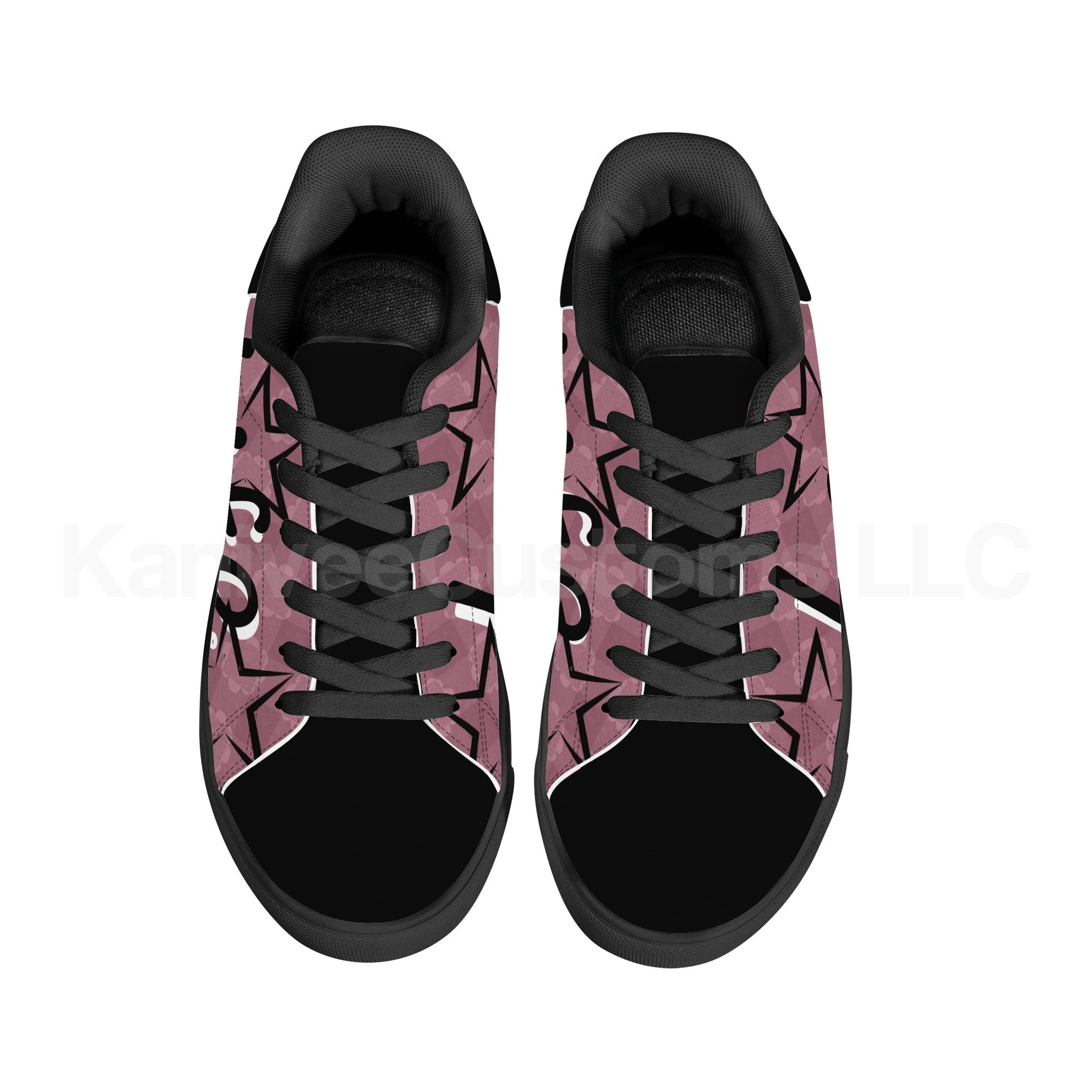 LoveLife Stars LowTop Leathers - Kanivee Customs