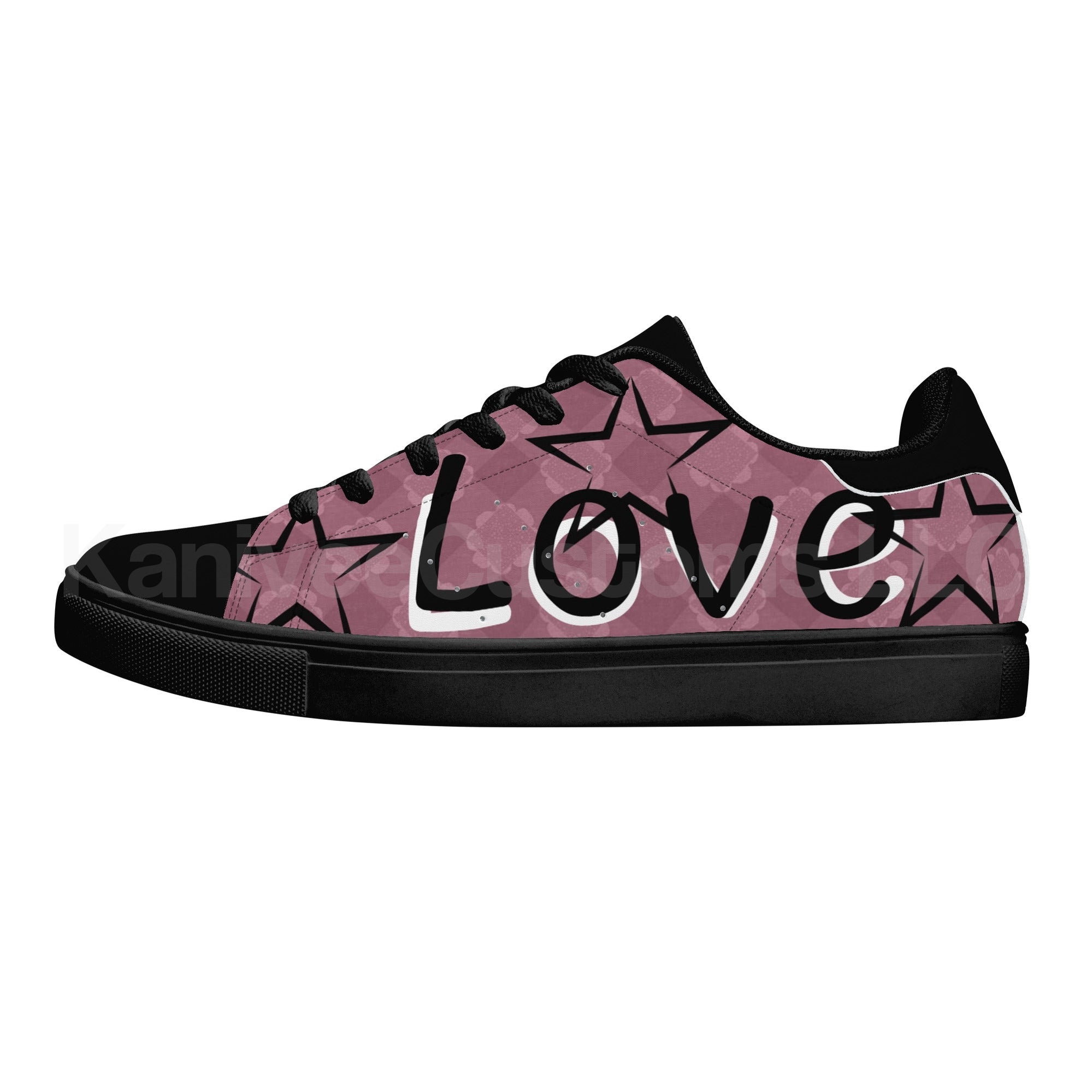 LoveLife Stars LowTop Leathers - Kanivee Customs