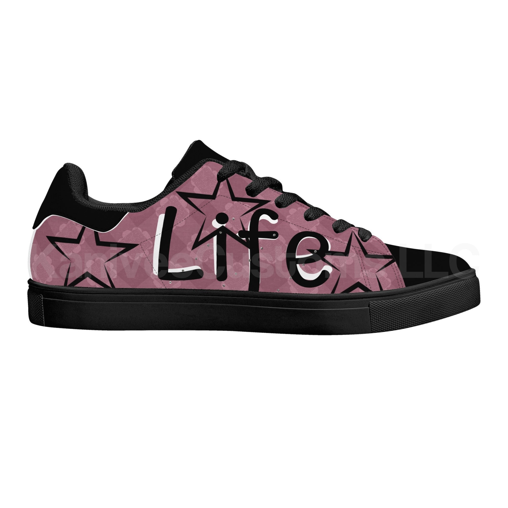 LoveLife Stars LowTop Leathers - Kanivee Customs