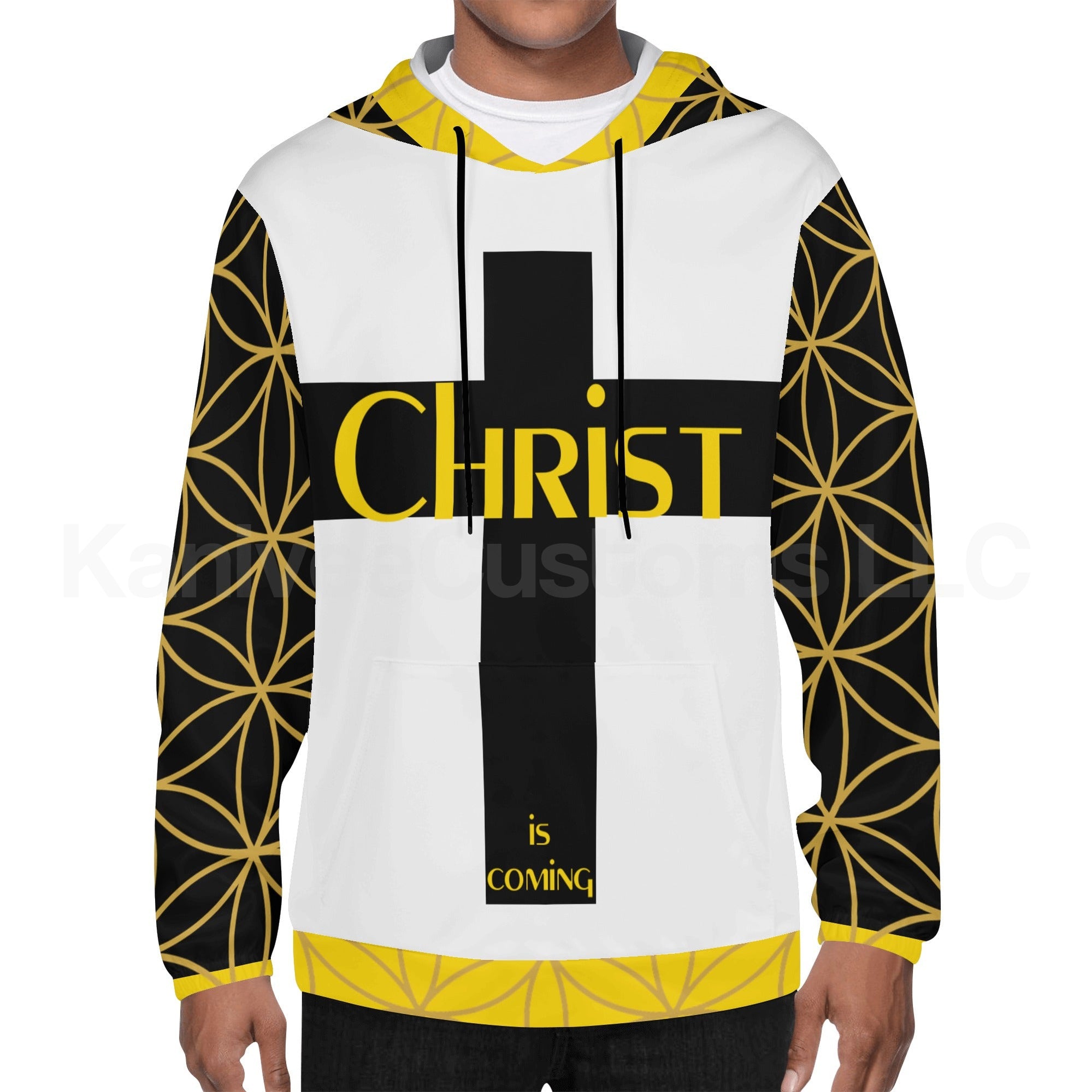 Christ Flower of Life Hoodie Sweatshirt (Lv.1) - Kanivee Customs