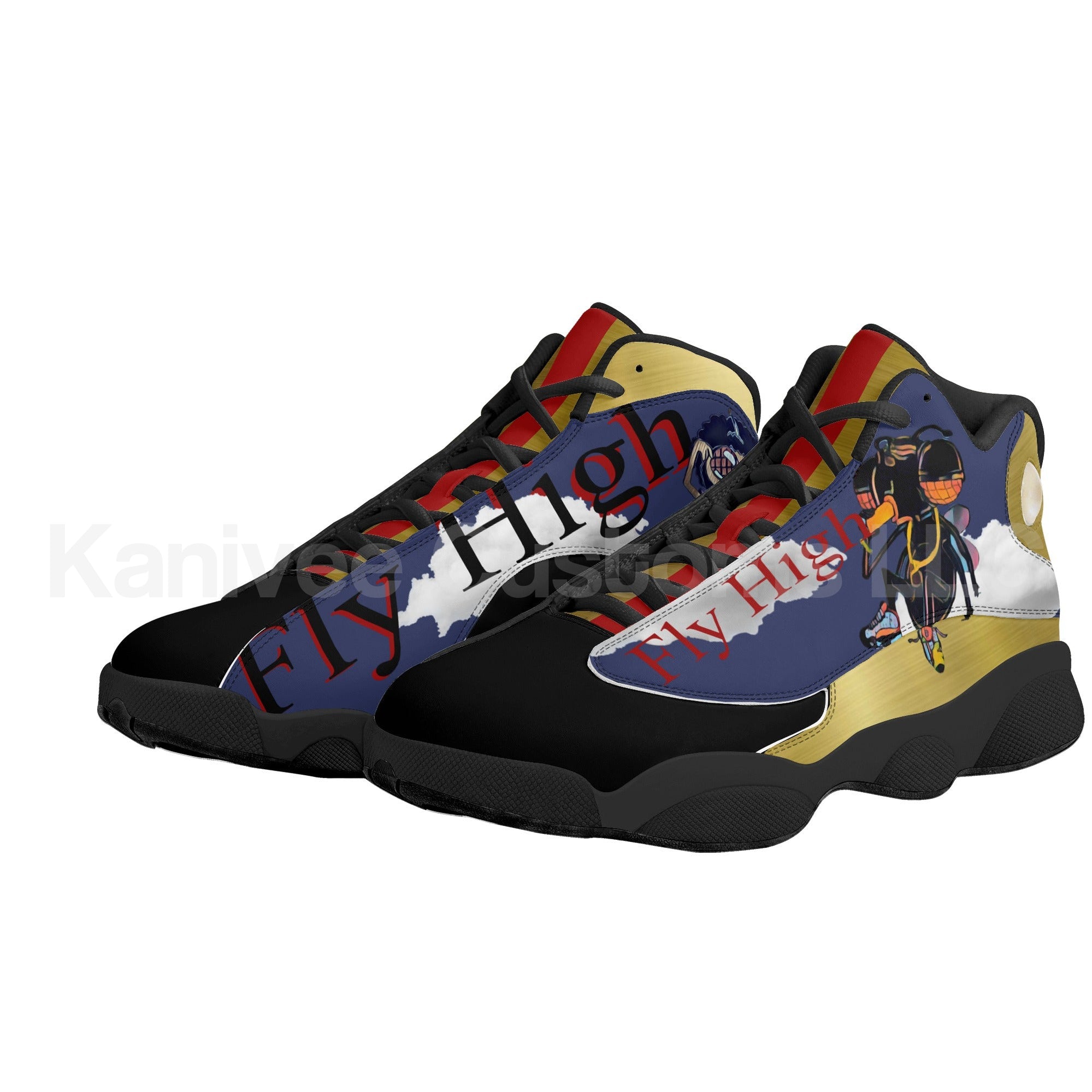 FlyHigh BlackSoles - Kanivee Customs
