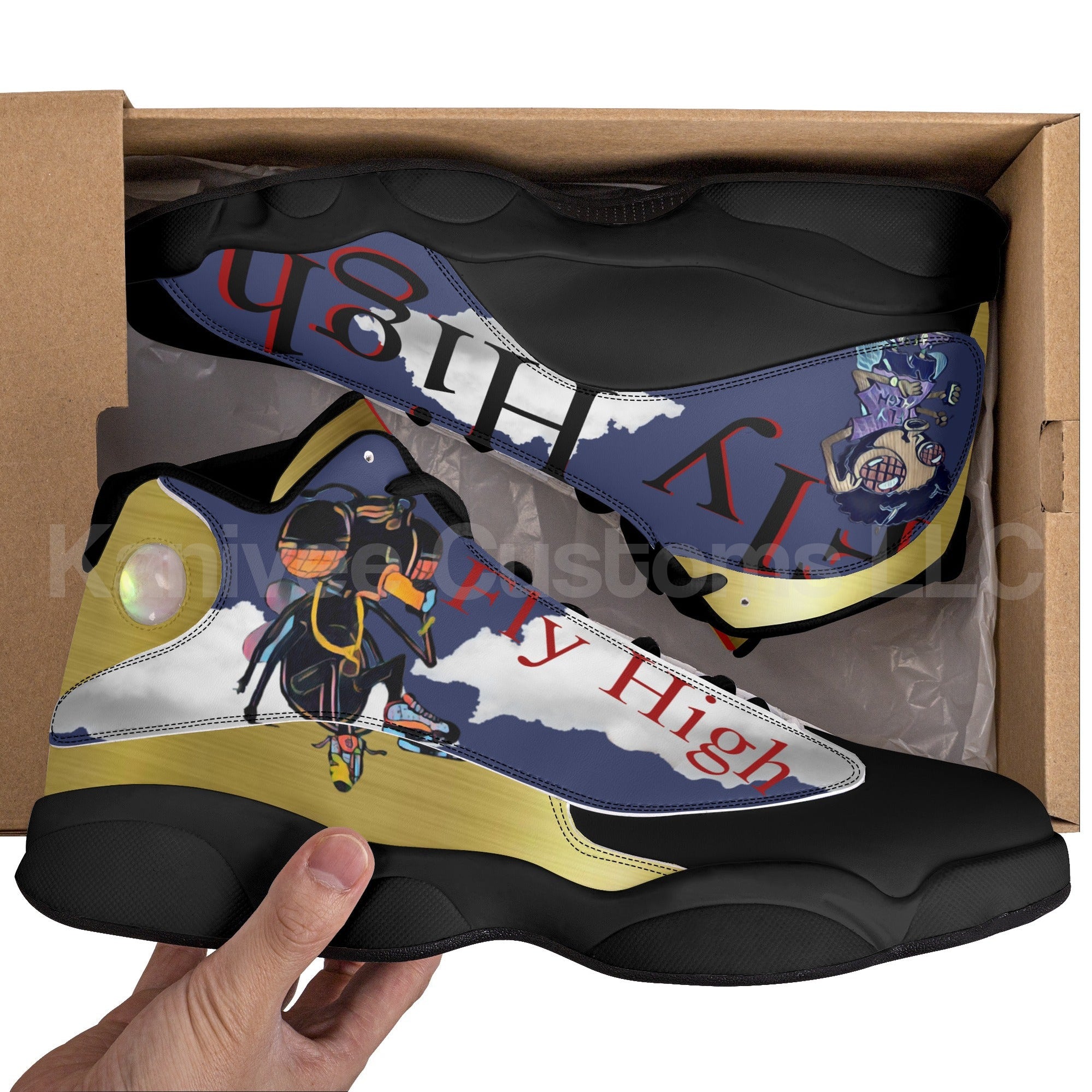FlyHigh BlackSoles - Kanivee Customs