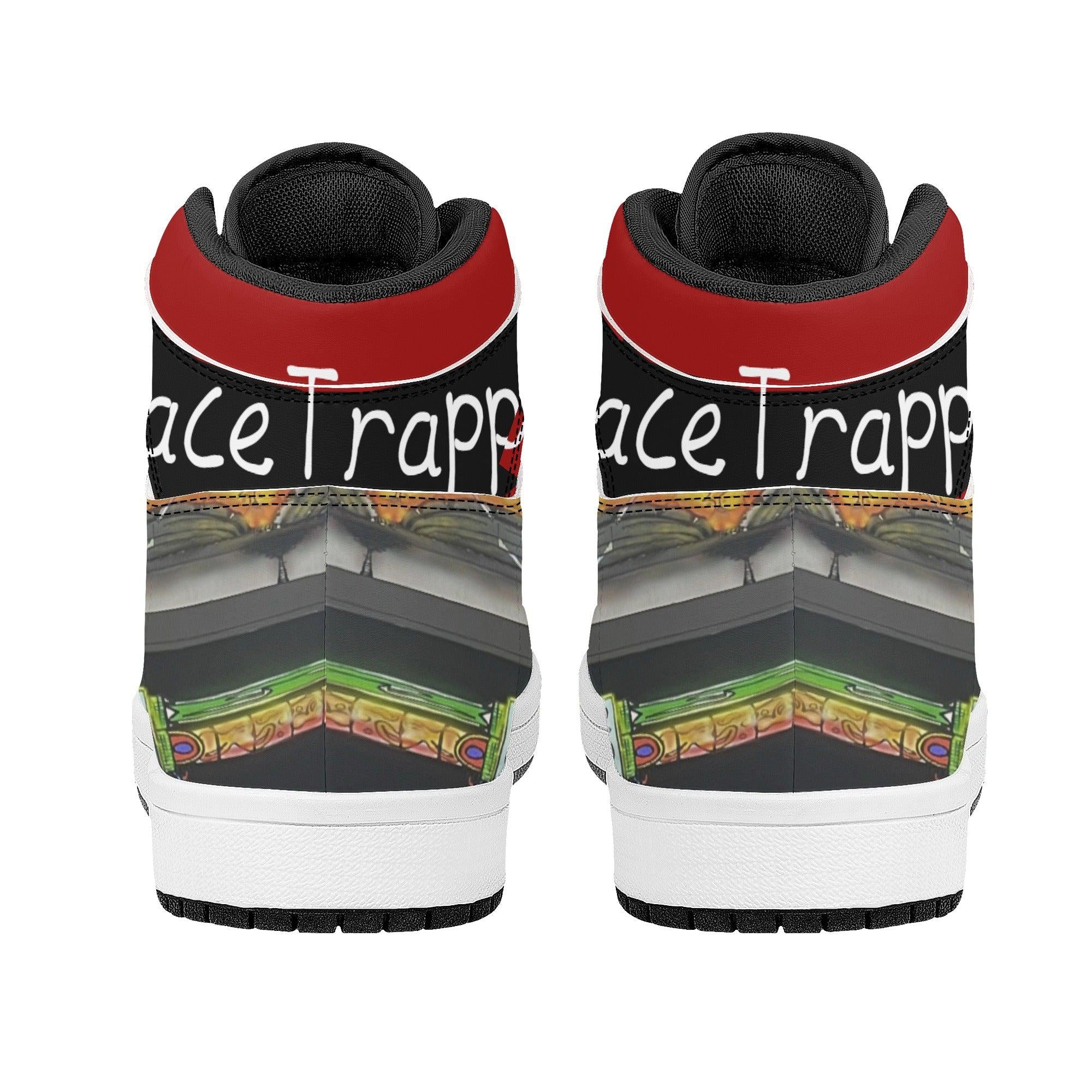 SpaceTrappin HighTop Leathers - Kanivee Customs
