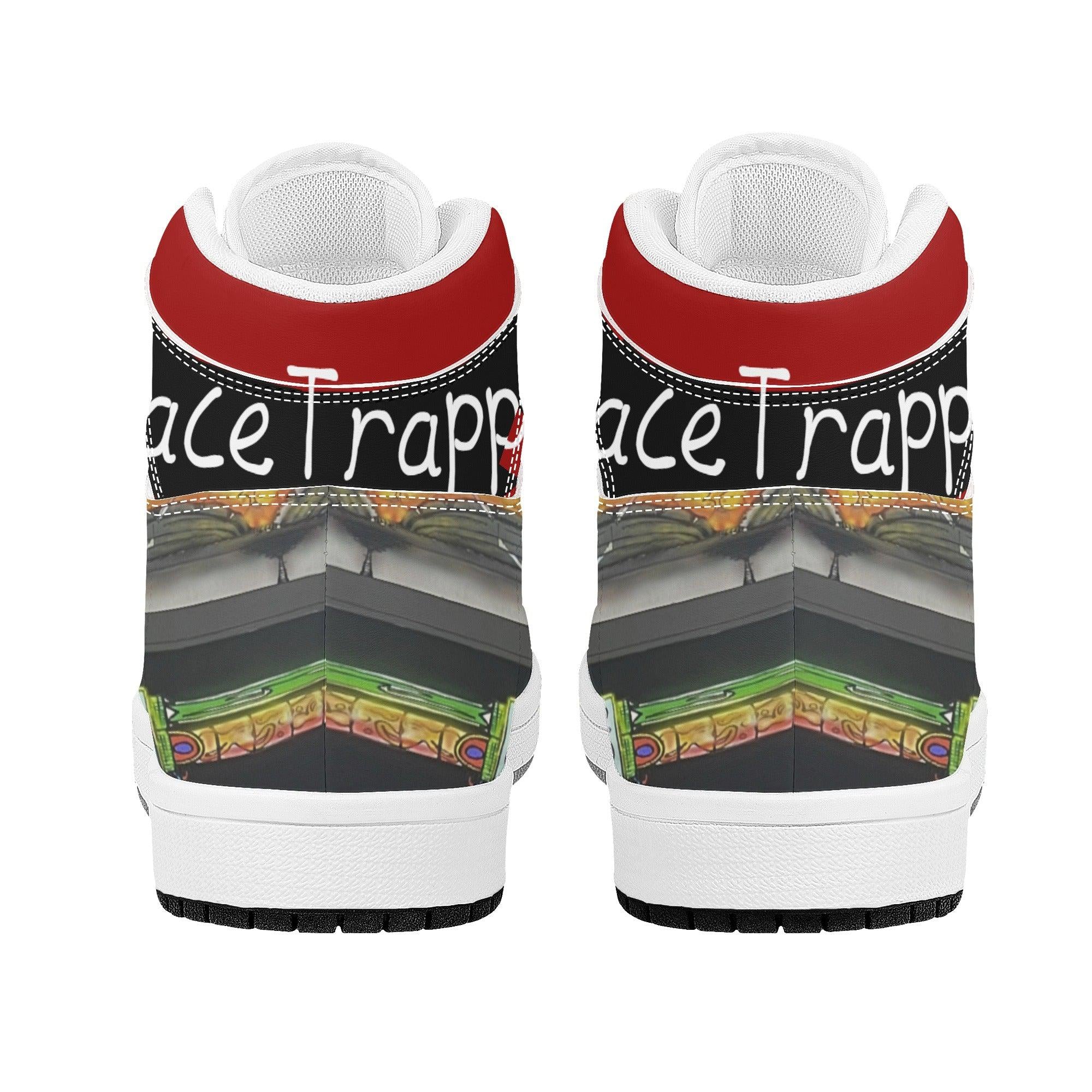 SpaceTrappin HighTop Leathers - Kanivee Customs