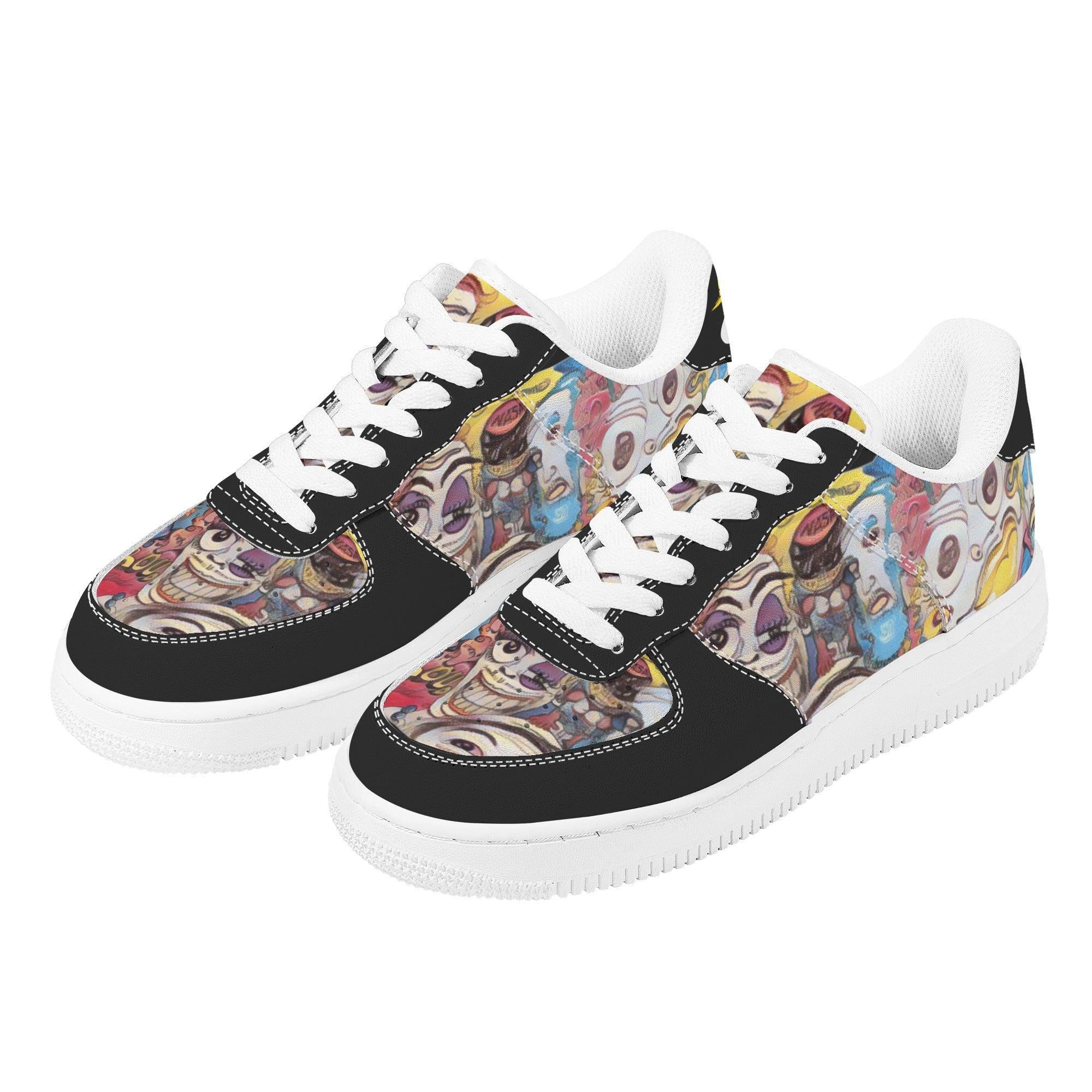 GoodGame Artsy LowTop Leathers - Kanivee Customs