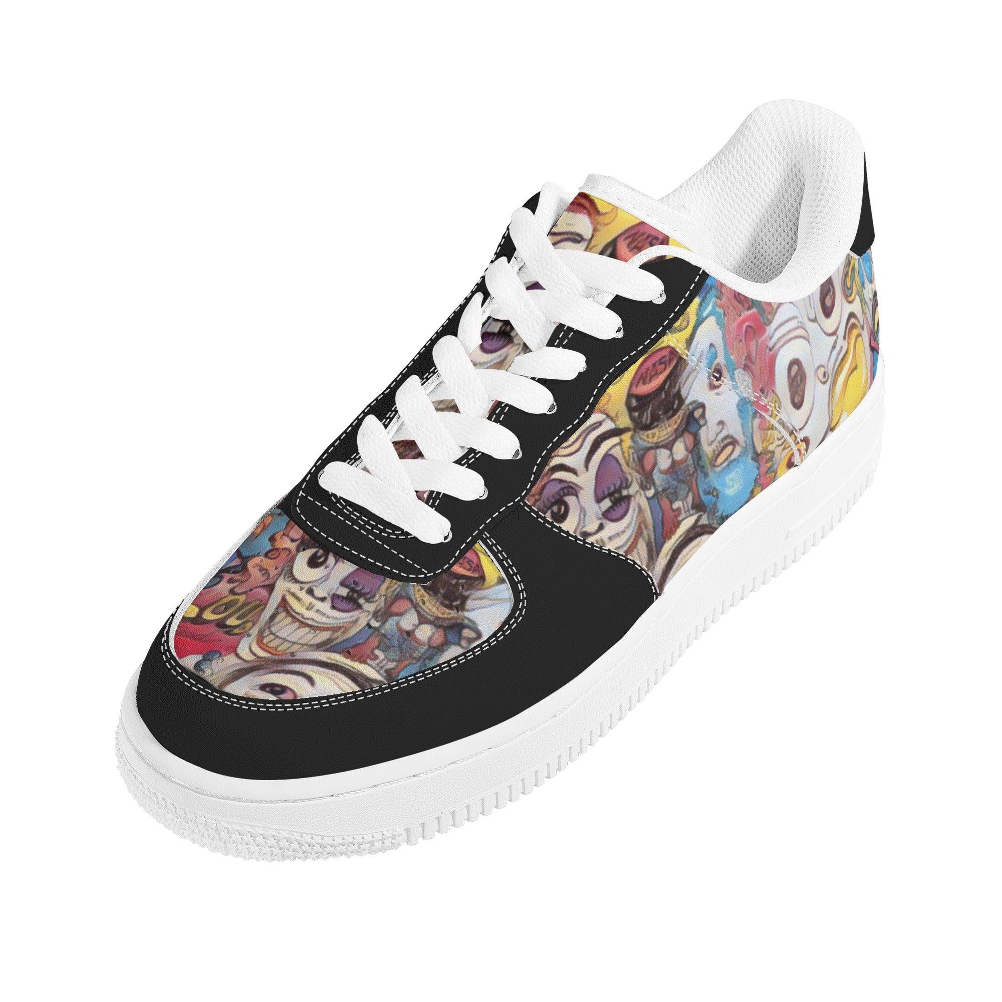 GoodGame Artsy LowTop Leathers - Kanivee Customs