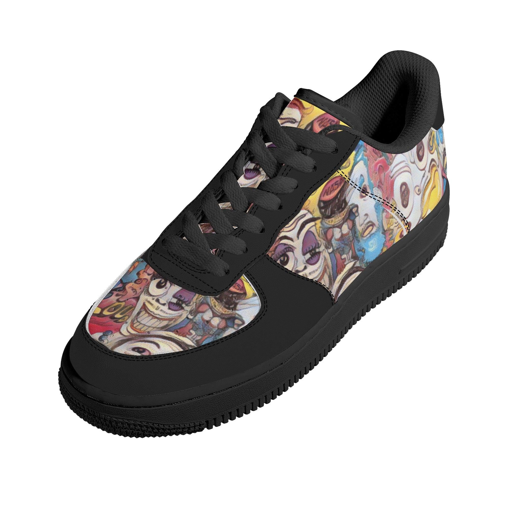GoodGame Artsy LowTop Leathers - Kanivee Customs