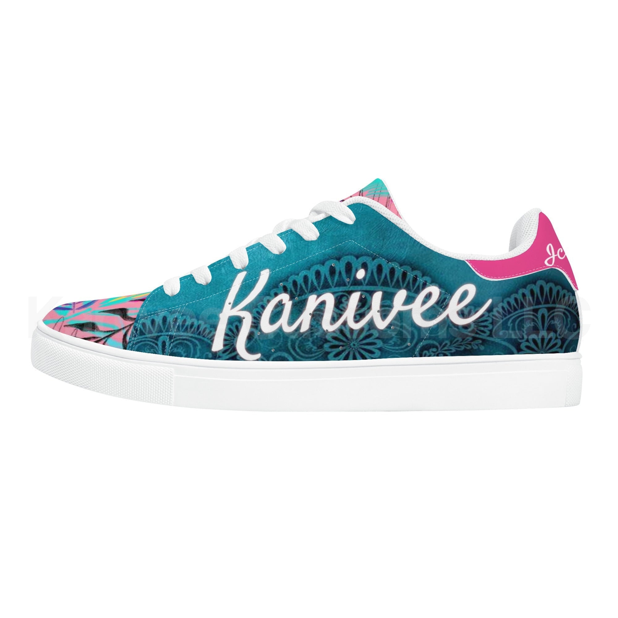 IceCream Leather Low Tops *Blueberry
