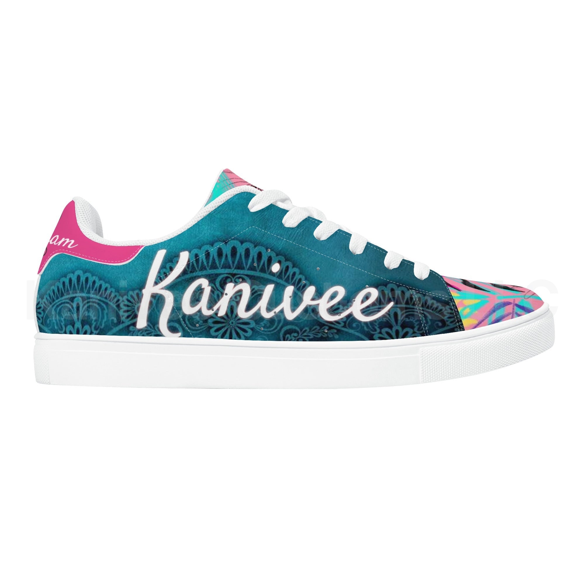 IceCream Leather Low Tops *Blueberry